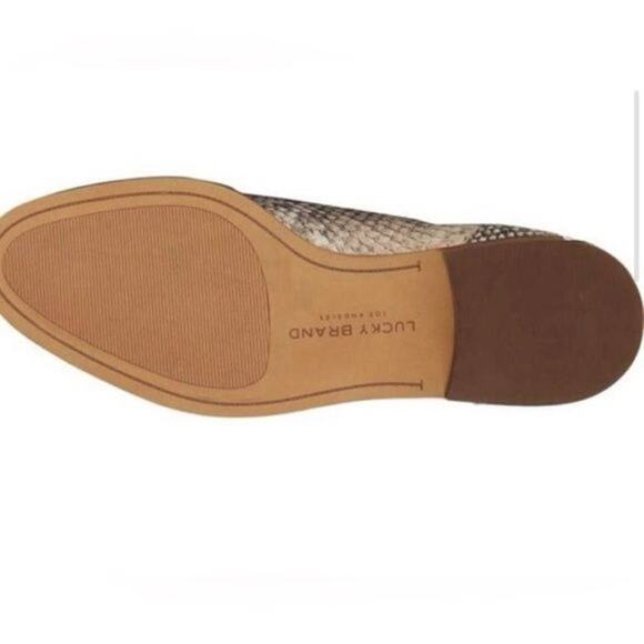 Lucky brand Haylia Snakeskin booties size 7.5 - Picture 8 of 8